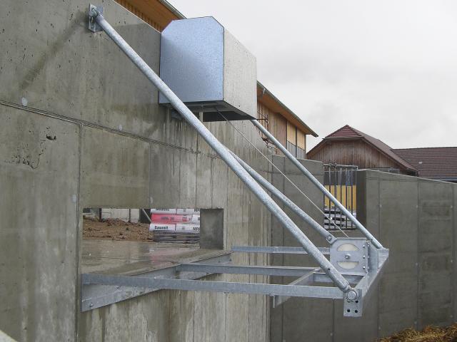 Klappschieber